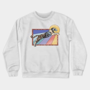 Rainbow Tiger Crewneck Sweatshirt